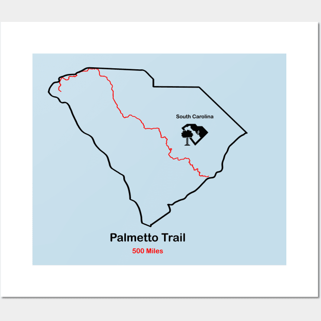 Palmetto Trail in South Carolina Wall Art by numpdog